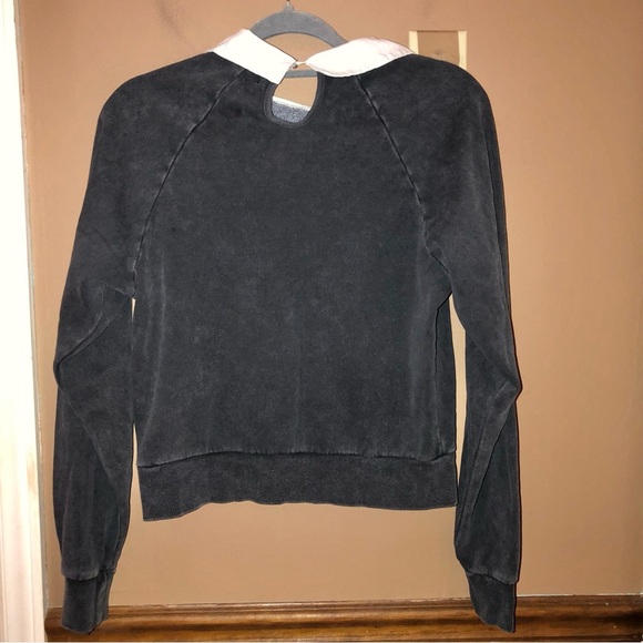 Hello Kitty & Friends X Forever 21 Sweatshirt Preppy Sweatshirt Grey‎ Size small - Picture 3 of 5